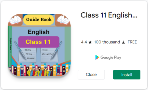 Download Class 11 English Notes App